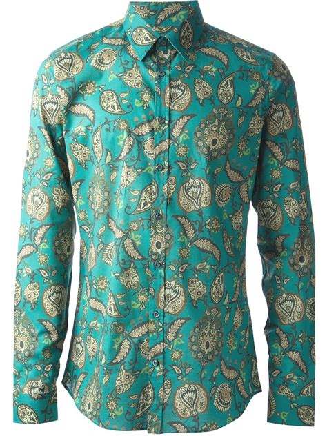 men's green gucci shirt|Gucci blue and gold shirt.